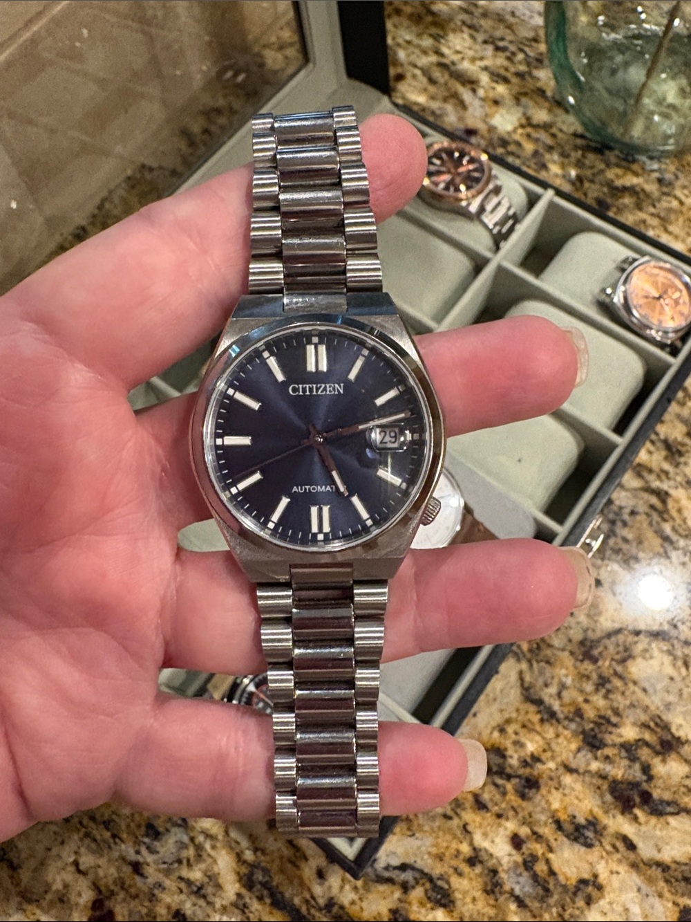Citizen Tsuyosa Blue Dial Stainless Steel Men's Watch - Picture 4 of 4